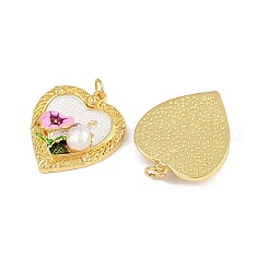 Pendentifs en laiton zircon cubique pavé&nbsp;KK-L240-22G