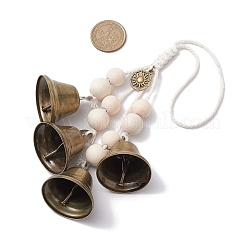Decorazione pendente in campana di ferro&nbsp;HJEW-JM02260