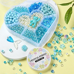 Diy candy color perlen schmuckset herstellung kit&nbsp;DIY-YW0004-90