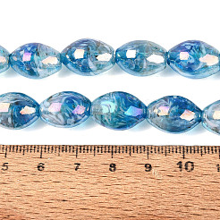 Chapelets de perles vernissées manuelles&nbsp;LAMP-N037-04B