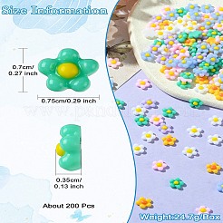 200 Stück Harz Cabochons&nbsp;FIND-CJ0001-99