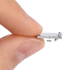 Dijes de etiqueta en blanco con estampado de acero inoxidable 304 antideslustre&nbsp;STAS-I311-28P