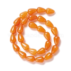 Natürliche weiße Jade perlen Stränge&nbsp;G-O029-07A-08