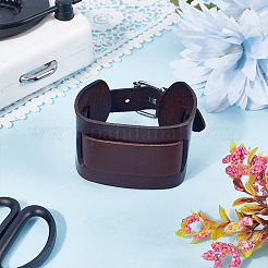 Bracelets en cuir large style punk rock vintage pour unisexe&nbsp;BJEW-WH20007-07B