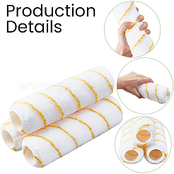 3 Mikrofaser-Farbrollerpinsel&nbsp;DIY-GF0012-95