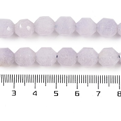 Gefärbt natürlichen weißen Jade Perlen Stränge&nbsp;G-O201B-110G