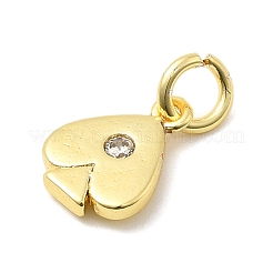 Ottone micro spianare fascino zirconi&nbsp;KK-C139-08G