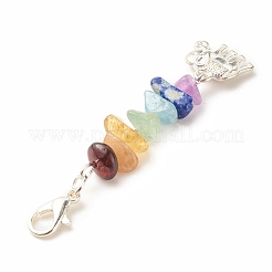 Chakra-Thema natürliche Edelstein-Anhänger-Dekorationen&nbsp;X1-HJEW-JM00645-04