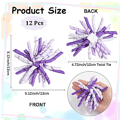 Selbstklebendes Geschenkpapier-Accessoire aus gelockten Polyesterschleifen&nbsp;DIY-WH20013-58B