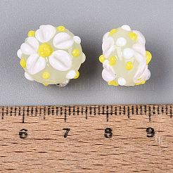 Cuentas de esmalte hechas a mano&nbsp;LAMP-Z020-05