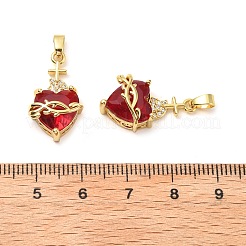 Ottone micro spianare pendenti zirconi&nbsp;KK-G533-08G