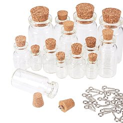 Bouteilles de verre bocal en verre&nbsp;AJEW-YW0001-01