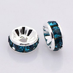 Perline distanziatori strass in ottone&nbsp;RB-A014-Z5mm-06S-NF