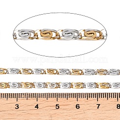 Cadenas Lumachina de acero inoxidable 304 de dos tonos&nbsp;CHS-P028-01A