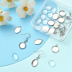 Bausatz für baumelnde Ohrringe mit leeren Kuppeln zum Selbermachen&nbsp;DIY-YW0002-03