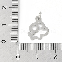 Anlaufgeschützte Anhänger aus 304er Edelstahl&nbsp;STAS-L279-001P-01