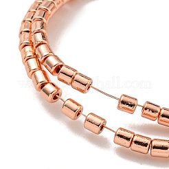 Fili di perline di ematite sintetica non magnetica elettrolitica&nbsp;G-I360-D01-03