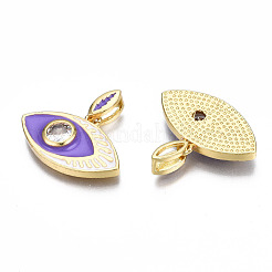 Colgantes de Latón Cubic Zirconia&nbsp;ZIRC-T014-035G-NF