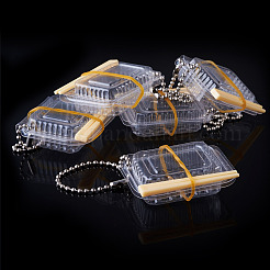 10 caja de comida rápida de plástico en miniatura.&nbsp;DOLL-TA0001-04