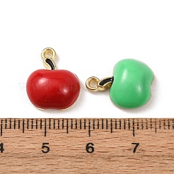 Pendenti smaltati in lega di frutta&nbsp;ENAM-F161-01A