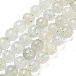Brins de perles de béryl vert naturel&nbsp;G-F787-01-8mm