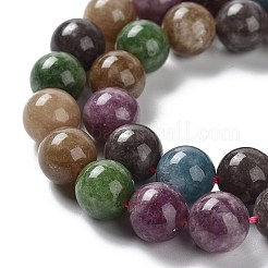 Gefärbte natürliche malaysia jade perlen stränge&nbsp;G-G021-01C-02