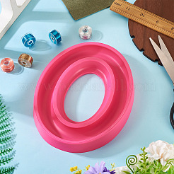 1 porta bobina ovale in plastica&nbsp;AJEW-TA0003-08A