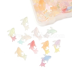 100 Stück leuchtende transparente Decoden-Cabochons aus Kunstharz.&nbsp;RESI-FP0001-44