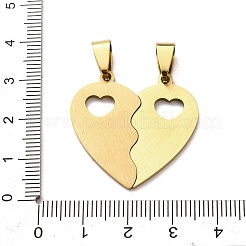 201 pendentifs fendus en acier inoxydable&nbsp;STAS-F368-08G