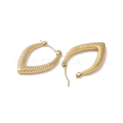 Boucles d'oreilles créoles en acier inoxydable 201 pour femme&nbsp;EJEW-G385-23G