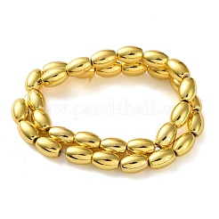 Fili di perline di ematite magnetica sintetica elettrolitica&nbsp;G-Q1009-E02-8x12mm