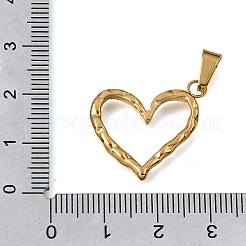 Pendentifs en acier inoxydable 304 pour la Saint-Valentin&nbsp;STAS-G400-17G-01