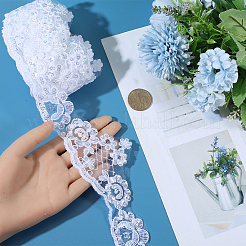 5.2 Yards Blumen-Spitzenband aus Polyester&nbsp;OCOR-GF0005-59