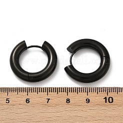 Orecchini a cerchio in acciaio inossidabile 202 lucidati&nbsp;EJEW-M106-02EB-04