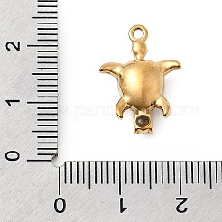 Pendentifs en acier inoxydable 304 avec micro pavé de strass&nbsp;STAS-G369-07G