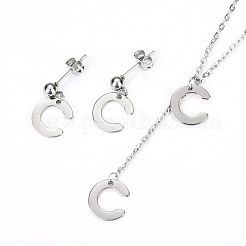 Ensembles de bijoux en acier inoxydable 304&nbsp;SJEW-H303-C
