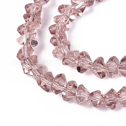 Chapelets de perles en verre transparente  &nbsp;GLAA-N018-4mm-25