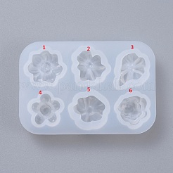 Moldes de silicona de flores diy&nbsp;X-DIY-D048-12B