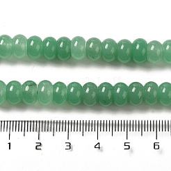 Chapelets de perles de jade blanche naturelle&nbsp;G-E507-01G