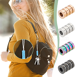 16 Stück 4 Farben 304 Edelstahlrohrperlen&nbsp;STAS-UN0055-35