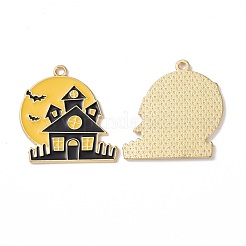 Halloween-Thema Legierung Emaille Anhänger&nbsp;FIND-E024-05LG