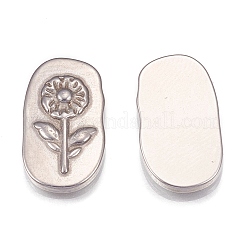 Anlaufgeschützte Cabochons aus Edelstahl 304&nbsp;LS-STAS-H109-02P