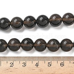 Natürliche Eis Obsidian Perlen Stränge&nbsp;G-P590-A01-10mm-02