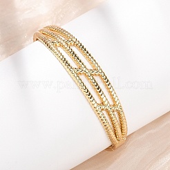 Bracelets à charnière en acier inoxydable 304 pour femmes&nbsp;BJEW-F527-01G