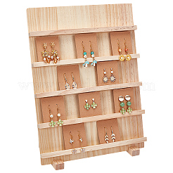 Espositore per gioielli in legno scuro, espositore per orecchini, espositore per borchie, cornice per espositore per gioielli - Italia