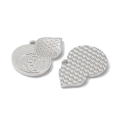 Rhodinierte 925 Anhänger aus Sterlingsilber&nbsp;STER-C003-11P