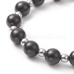 Braccialetti con ciondoli a croce turchesi sintetici tinti&nbsp;BJEW-JB09296