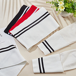 2 pièce de tissu côtelé 95 % coton et 5 % fibre élastique pour les poignets&nbsp;FIND-BC0004-45B