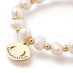 304 Edelstahl Stretch-Charm-Armbänder&nbsp;BJEW-O181-08G-1
