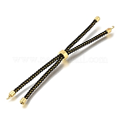 Fabrication de bracelet coulissant en cordon de coton tressé&nbsp;MAK-R001-01G-11